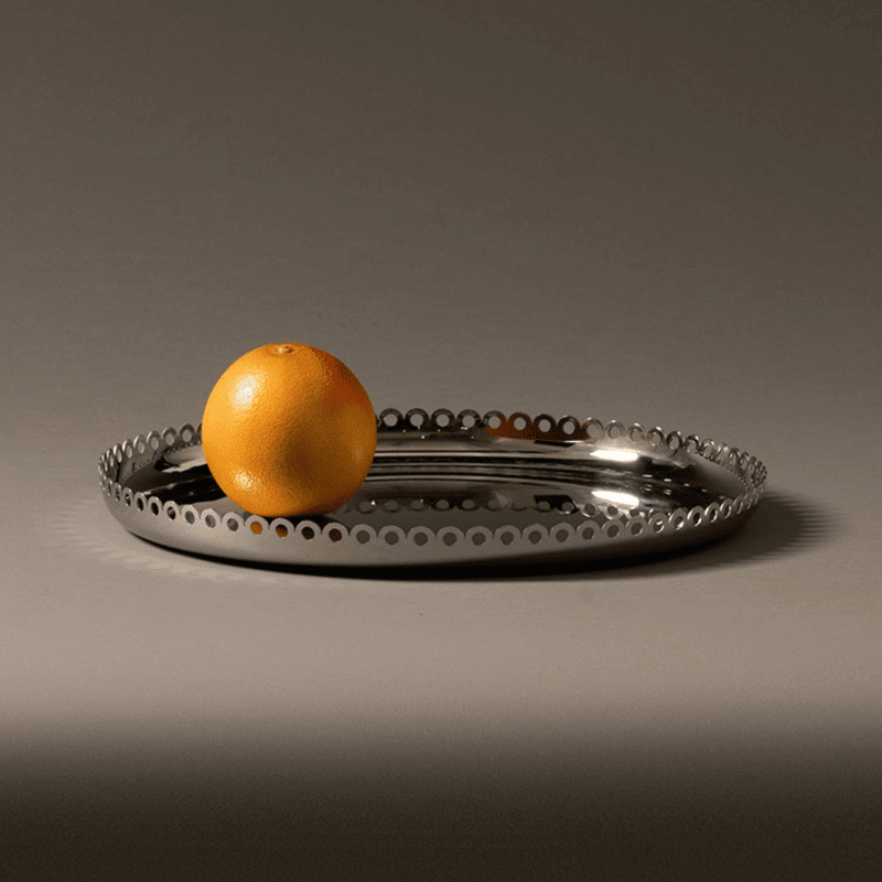 Gift Package | Edge Tray & Server by Alessi with 3 Individual Cheesecakes (or Parve Cakes) – תמונה 3