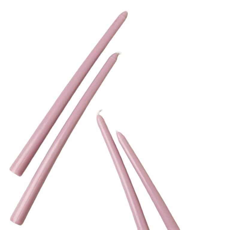 Set of 4 Purple Narrow Candles