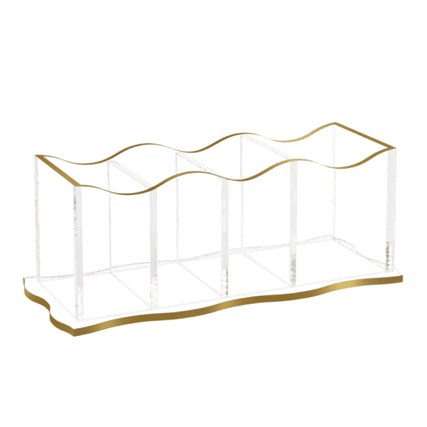 Wave Cutlery & Cup Organizer - Gold