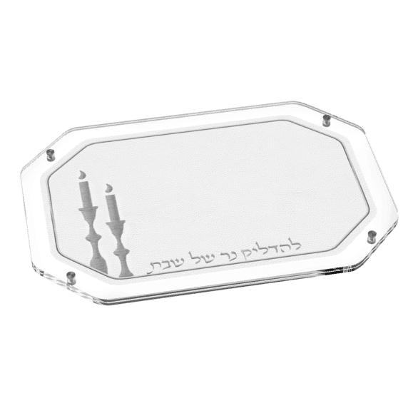 Hadlokas Neiros Tray - Leatherite Silver - Image 3