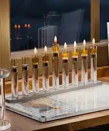 Menorah - Tube Silver - Image 2