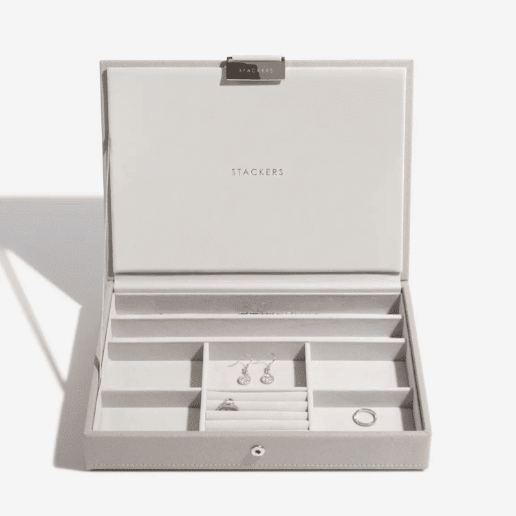 Classic Jewelry Box Lid, Taupe