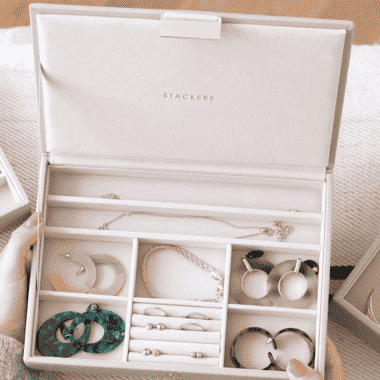 Classic Jewelry Box Lid, Taupe – תמונה 5