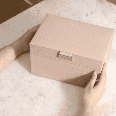 Classic Jewelry Box, Set of 3, Blush – תמונה 6