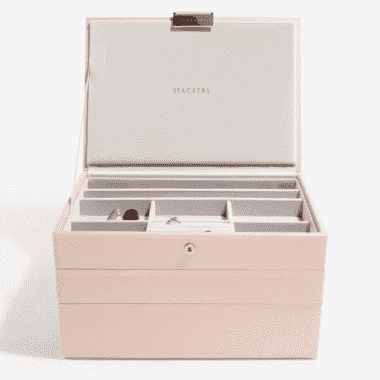 Classic Jewelry Box, Set of 3, Blush