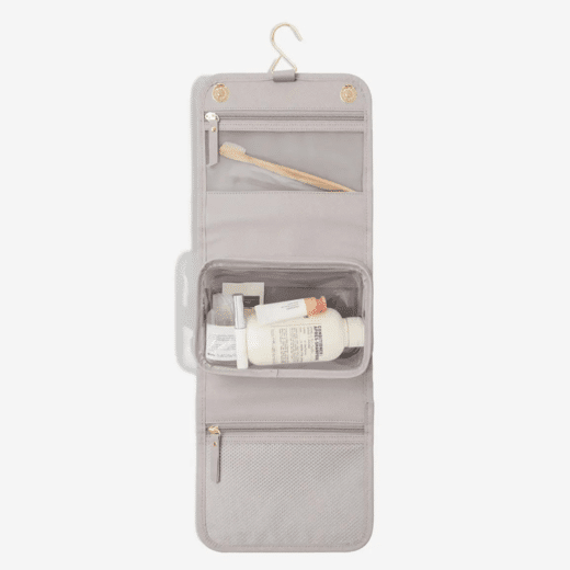 Hanging Washbag, Taupe