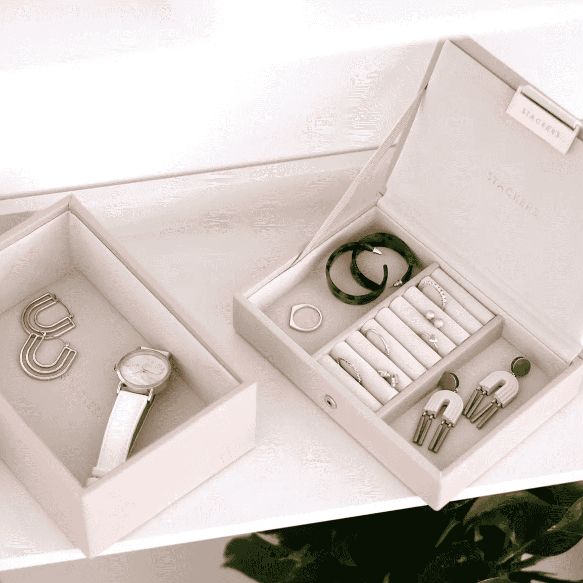 Mini Jewelry Box, Set of 2, Blush – תמונה 2