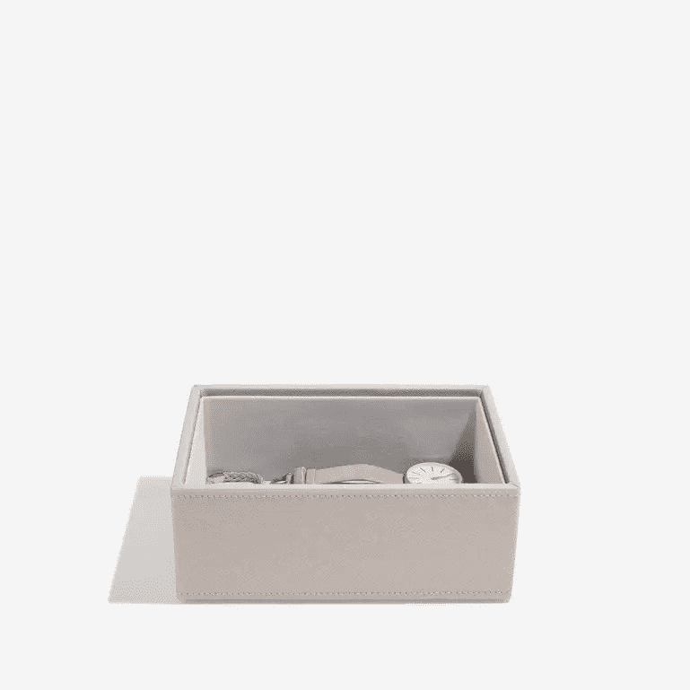 Mini Jewelry Box, Set of 2, Taupe – תמונה 12