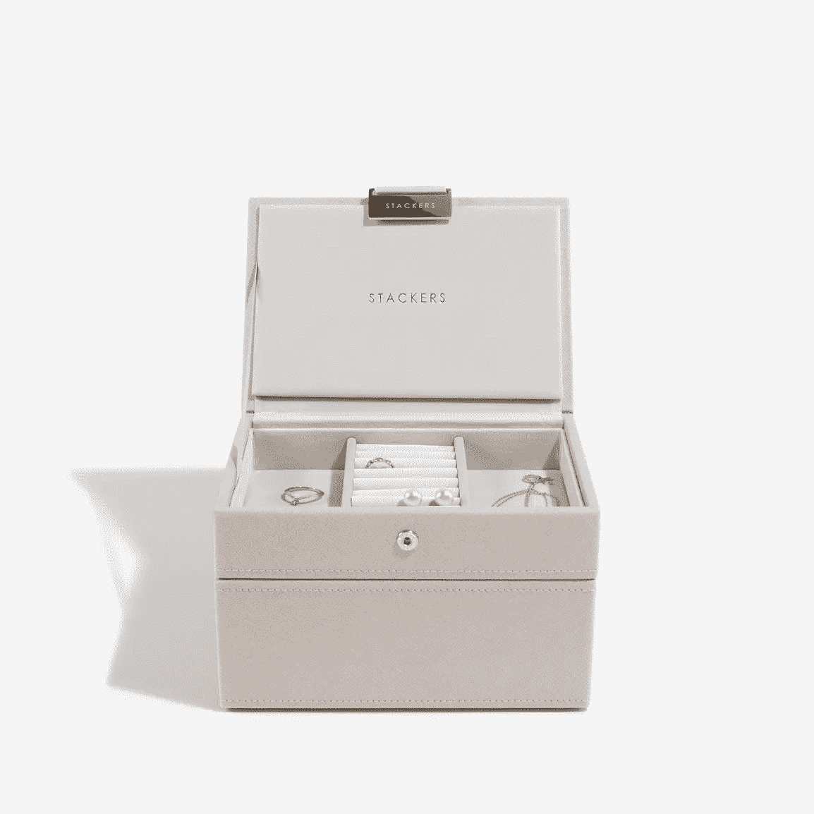 Mini Jewelry Box, Set of 2, Taupe – תמונה 7