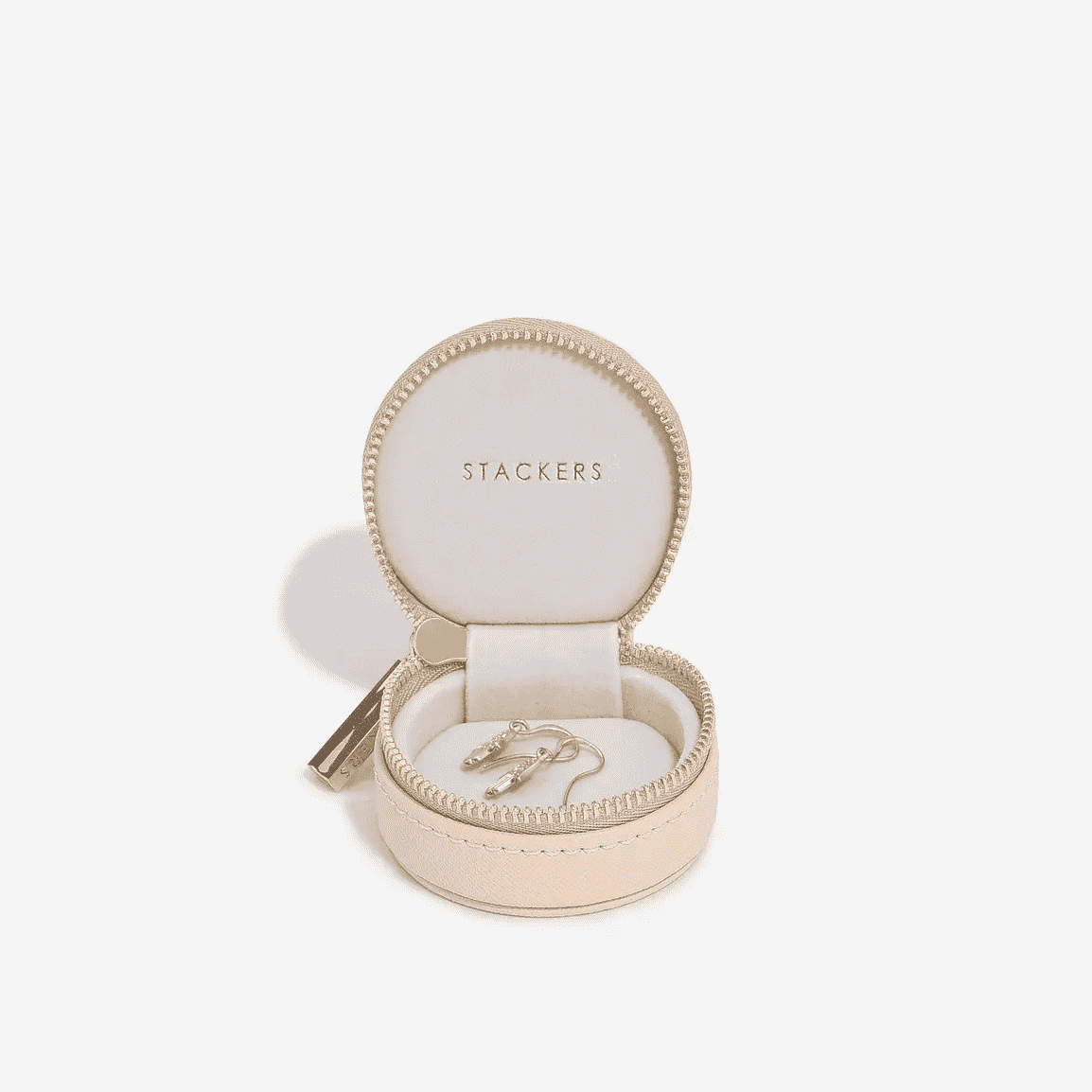 Mini Travel Jewelry Box, Blush – תמונה 2