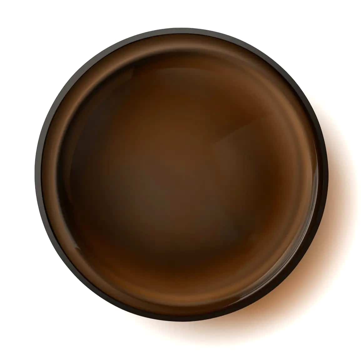 Collective Low Glass Bowl, Caramel - Image 3