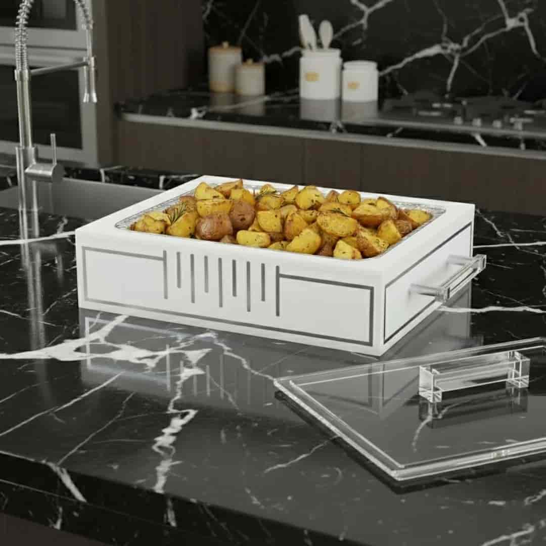 9×13 Pan Holder – Classic, Silver - Image 2