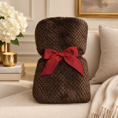 Deep Chocolate Throw